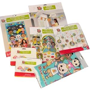 CoComelon-themed party decoration 7pc bundle